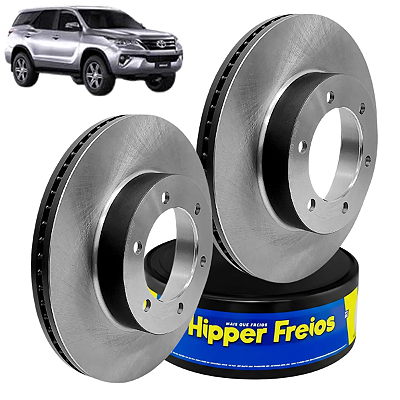 Par Disco Freio Ventilado Dianteiro Hilux Sw4 2002 Ate 2015
