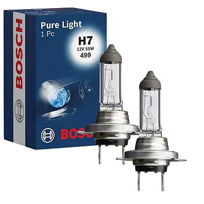 Par Lâmpada H7 12v 55w Pure Light 64210