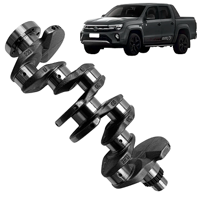 Eixo Virabrequim Amarok 2.0 16v Manual Com Engrenagem 2010 á 2021