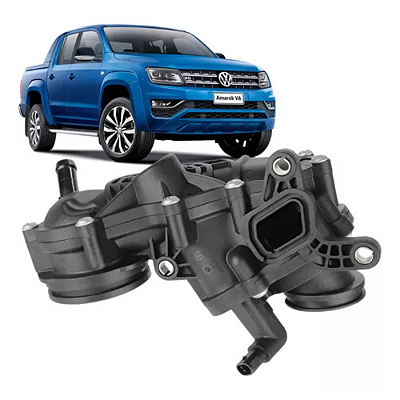 Válvula Termostática completa Amarok 3.0 V6  2017 à 2022