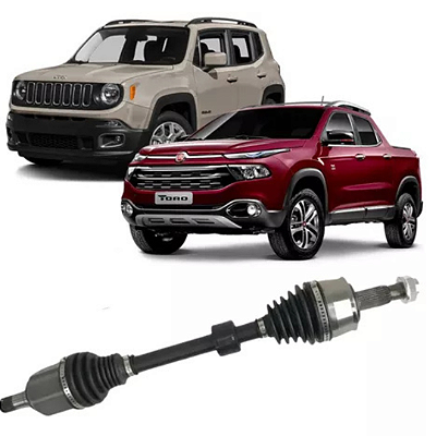 Semi Eixo Lado Esquerdo Toro 2016 a 2020 Renegade 2015 a 2018