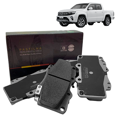 Pastilha Freio Dianteiro Ceramica Amarok 3.0 V6 2018 A 2022
