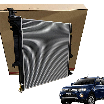 Radiador L200 Triton 3.2 Tubo Inferior Reto 2007 2008 2009