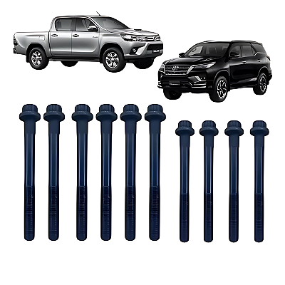 Jogo Parafuso Cabeçote Hilux Sw4 2.8 16v 2016 A 2023