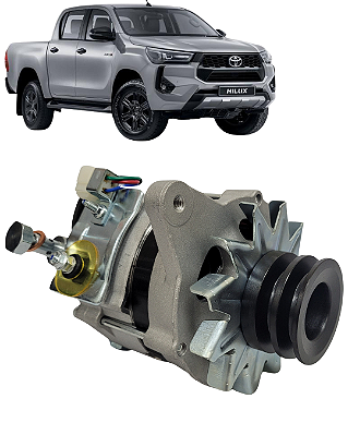 Alternador 55a Toyota Hilux 2.4/2.8 1991 Em Diante - 21352