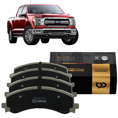 Jogo Pastilha Freio Dianteira Cerâmica Ford F-150 2023 a 2025