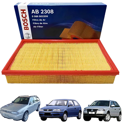 Filtro Ar Gol 1.0 1997 Ate 1999  Parati 1.6 1996 ATE 1999