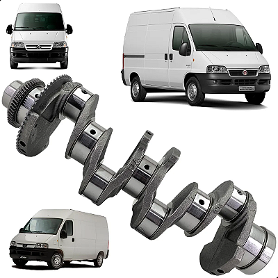 Virabrequim C/ Engrenagem Boxer Ducato Jumper 2.3 2010/2017