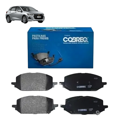 Pastilha Freio Dianteiro Onix 2020 2021 2022 2023 - Cobreq