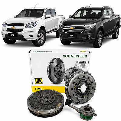 Kit Embreagem S10 2.5 2015 A 2017 Com Volante Atuador Disco