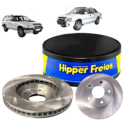 Par Disco Freio Dianteiro Blazer S10 1998 1999 A 2011