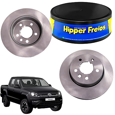 Par Disco Freio Traseiro Ventilado Amarok 3.0 2018 A 2023