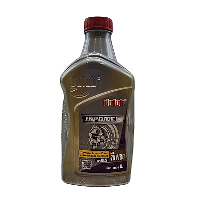 Óleo Lubrificante Transmissão 75w80 Api Gl5 Hipoide S Dulub