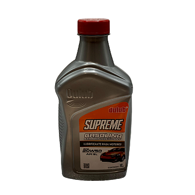 Óleo Lubrificante Motor 20W50 API SL Supreme 1 Litro Dulub