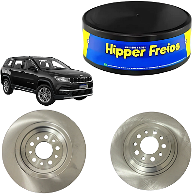 Par Disco Freio Traseiro S/Cubo Jeep Commander 1.3 2.0