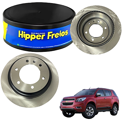 Par Disco Freio Traseiro Ventilado Trailblazer 2013