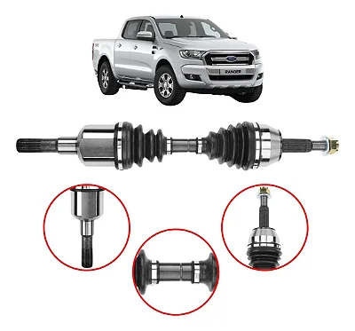 Semi Eixo Lado Esquerdo Ford Ranger 3.0 4x4 2003 A 2012