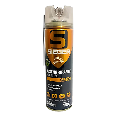 Desengripante Multiuso 300ml 180g Sieger Spray Automotivo