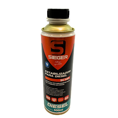 Aditivo Estabilizador Para Diesel 500ml Sieger Automotivo