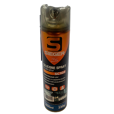 Silicone Spray Urban 400ml 230g Sieger Finalizador Perfumado