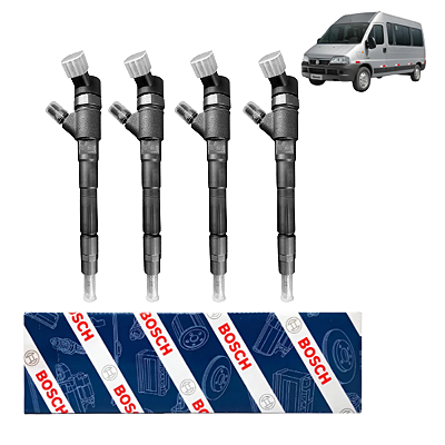 Kit 4 Bico Injetor Ducato Jumper Boxer 2.3 2009 2010 A 2012