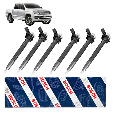 Kit 6 Bico Injetor Amarok V6 Diesel 059130277fc Original Vw