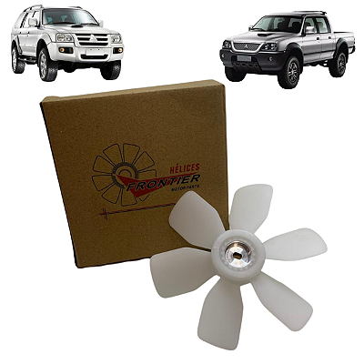 Hélice intercooler 6 Pás L200 2.5 Pajero 2.5 2003 a 2012
