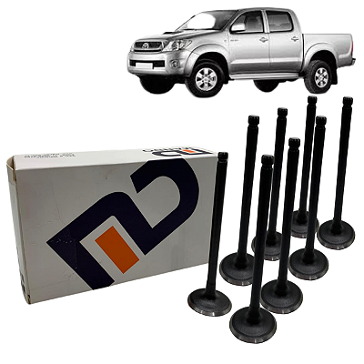 Jogo Valvula Admissao Hilux 2.5 16v 2005 2006 2007 A 2011