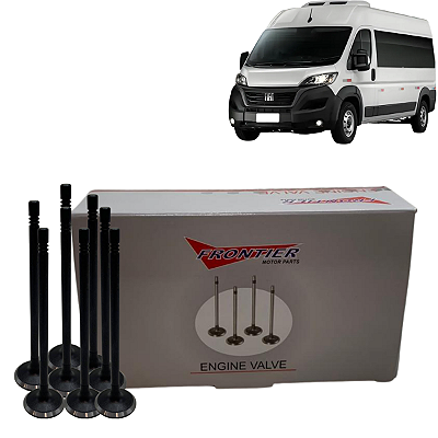 Kit 8 Valvula Admissao Ducato 2.3 16v 2010 2011 2012 A 2025