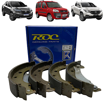 KIT SAPATA FREIO TRASEIRO STRADA 2013/ DOBLO 2013 a 2020