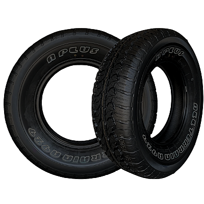 Kit 2 Pneus Aplus At 265/70r17 113t Tl Reforçado Carro