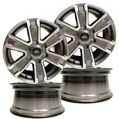 Kit 4 Rodas Original Aro 17 Ford Ranger 2023 2024 A 2025