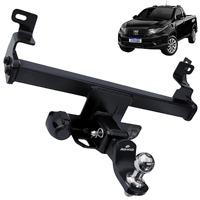 ENGATE REBOQUE K1 STRADA 2021 A 2026 CABINE DUPLA PLUS