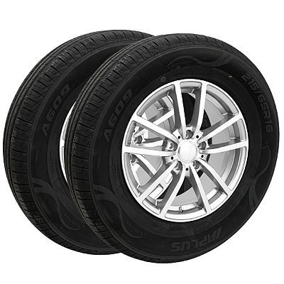 Kit 2 Pneus Aplus 215/65r16 98h Tl
