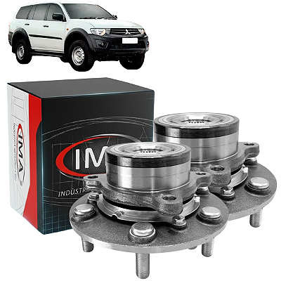 Kit 2 Cubo Roda Dianteiro L200 Triton Pajero Dakar 2006a2018