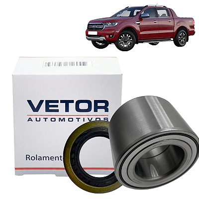 Kit rolamento rolete roda traseira Ranger 2013 a 2022