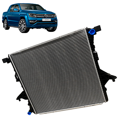 Radiador água Amarok 3.0 V6 TDI 2017 a 2026 AT / brasado