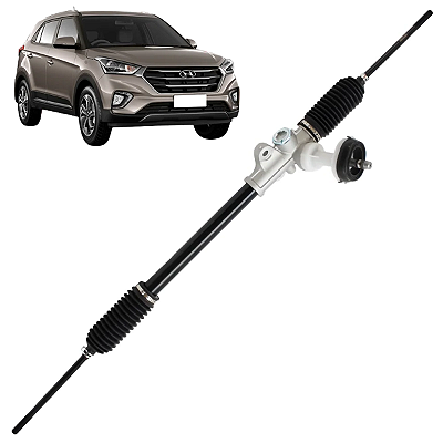 Caixa direção elétrica s/ pivô s/motor Creta 2017 a 2021