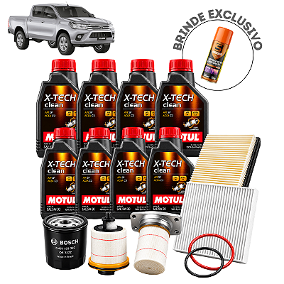 Kit Revisão Hilux Sw4 2.8 Motul 5w30 2016 a 2026