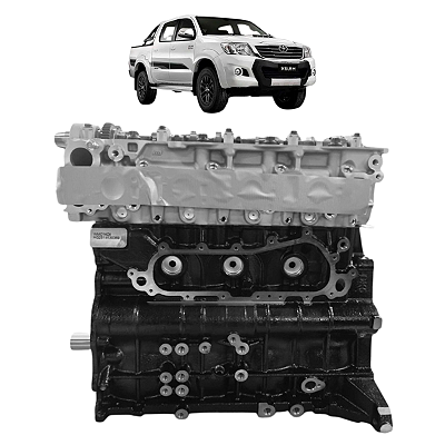 Motor compacto Hilux SW4 3.0 16V 1KD 2005 a 2012