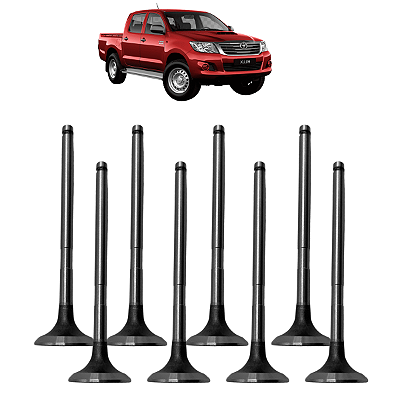 Jogo válvula escape Hilux 2.5 16V 2KD-FTV 2005 a 2011