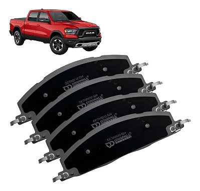 Jogo Pastilha Traseira Ceramica Ram 2500 5.9 6.7 2009/2018