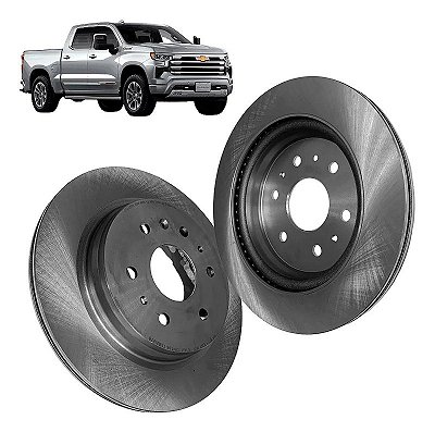 Par Disco Freio Dianteiro S/CUBO Silverado 5.3 2023 a 2026
