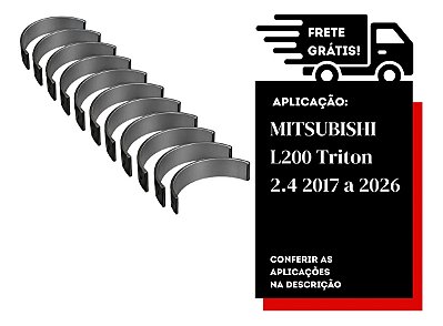 Bronzina Mancal STD L200 Triton Pajero Sport 2.4 4N15 2017 a 2025