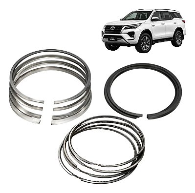 Jogo Anel Motor Hilux SW4 2.8 16V Turbo Diesel 2016 a 2025