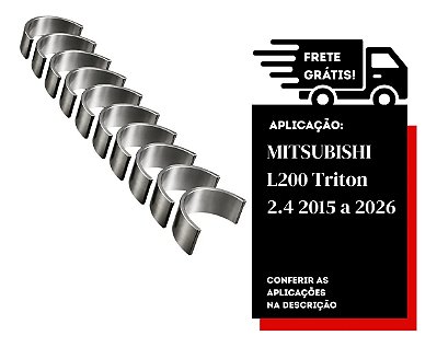 Bronzina Biela STD Mitsubishi L200 Triton 2.4 16V 2016 a 2026