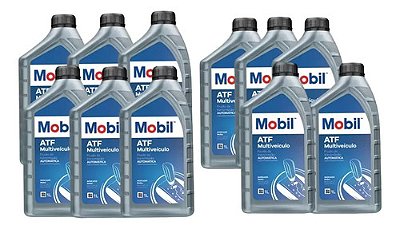 Kit 11 Lt Oleo Mobil Atf Multiveiculo Transmissao Automatica