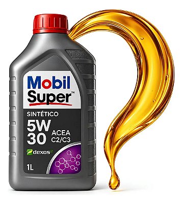 Oleo Mobil Super 3000 Euro Diesel 5W30 Acea C2/C3 Sintetico