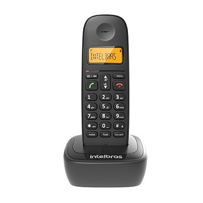 Telefone Sem Fio Intelbras C/ ID TS2510 ID Preto 4122510