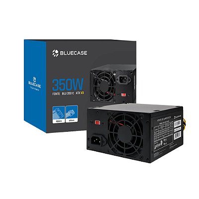 Fonte De Alimentação Atx 350w (BLU350-E V3 ATX) - Bluecase
